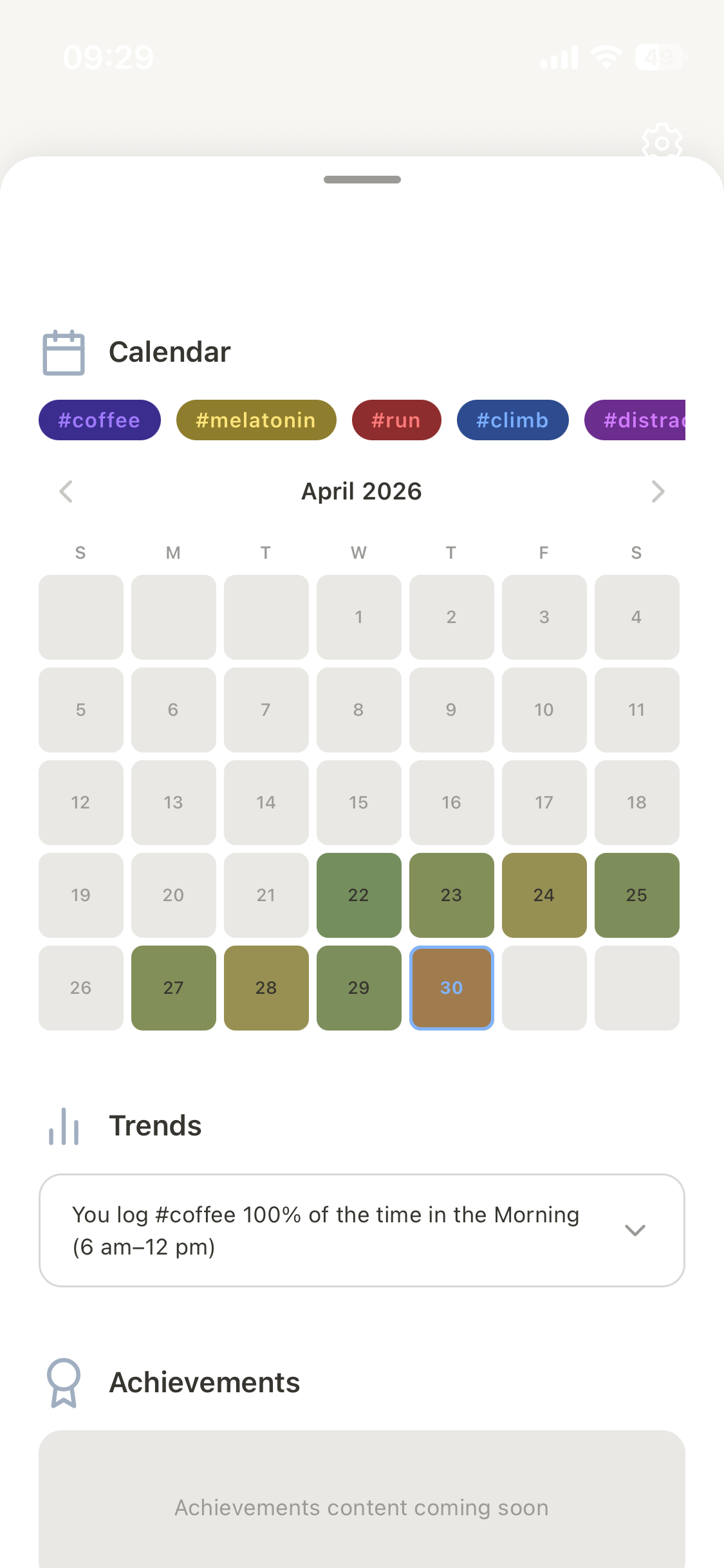 Mood history logline